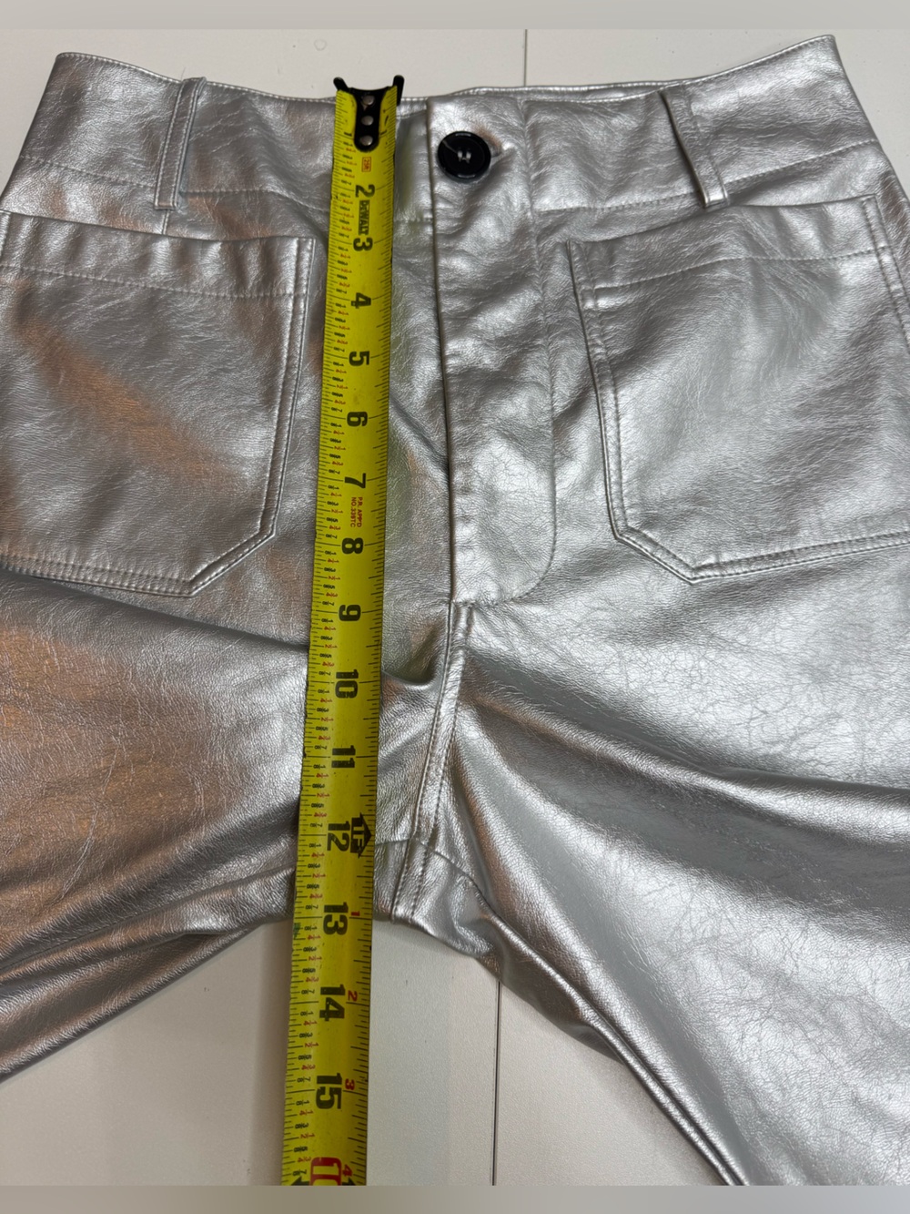 Maeve Metallic Women’s High Rise and Cropped wide Pants size 27 - Picture 8 of 11